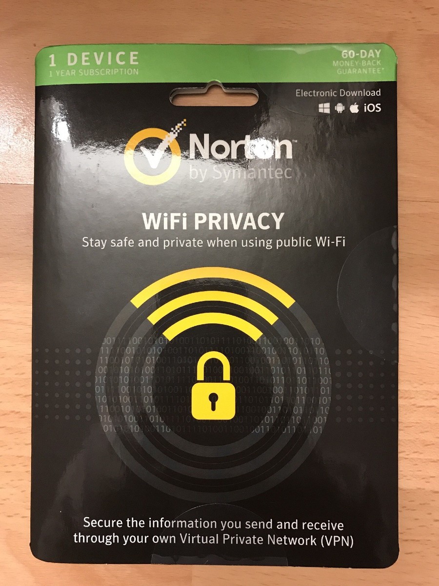 Norton Wifi Privacy 1 Device - 1 Year