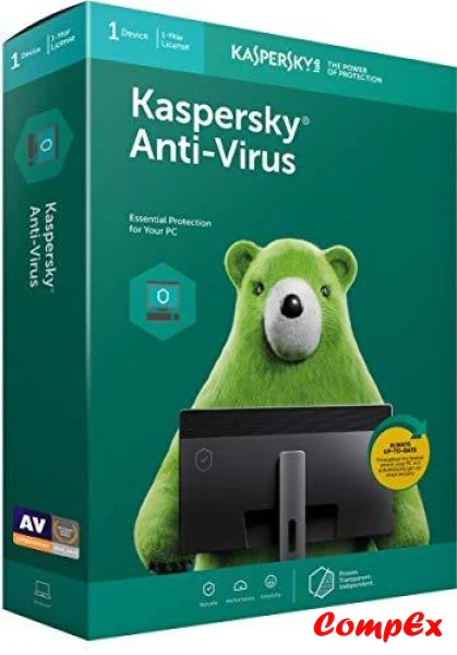 Kaspersky ANTI-VIRUS 2021 ENG DVD 4 User/Device 1 Year DVD ENG