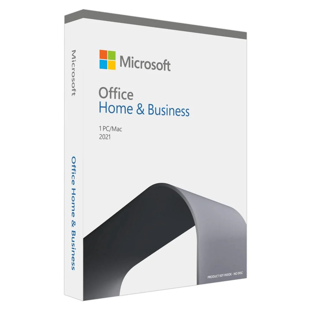 Microsoft Office Home and Business 2021 - for PC or MAC Lifetime 1-user FPP T5D-03515 Office Home & Business 2021
The essentials to get it all done. O